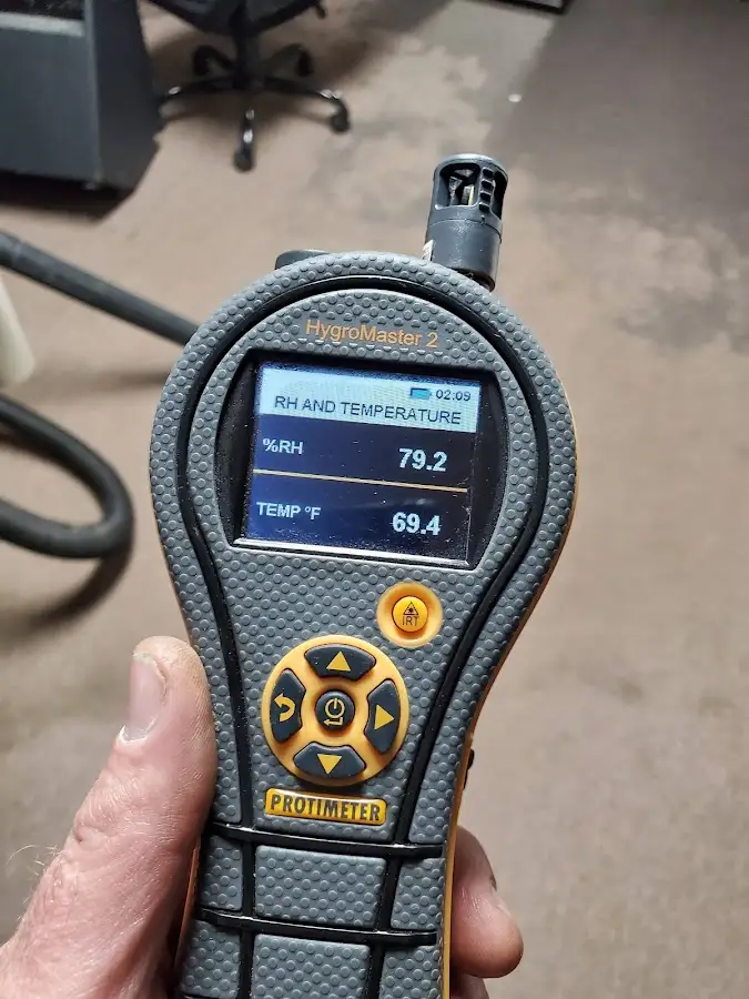 Moisture meter humidity assessment for Mold Remediation & Removal in Lake Barrington
